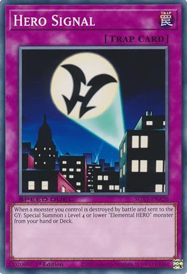 Hero Signal Speed Duel GX: Duel Academy Box Yu-Gi-Oh! card