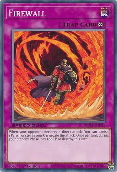 Firewall Speed Duel GX: Duel Academy Box Yu-Gi-Oh! card