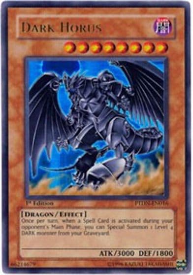 Dark Horus Phantom Darkness Yu-Gi-Oh! card