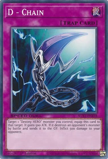 D Chain Speed Duel GX: Duel Academy Box Yu-Gi-Oh! card