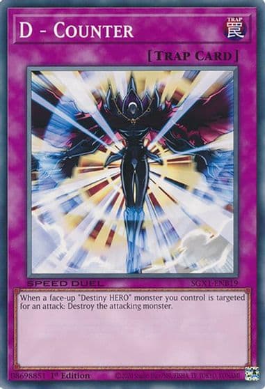 D Counter Speed Duel GX: Duel Academy Box Yu-Gi-Oh! card