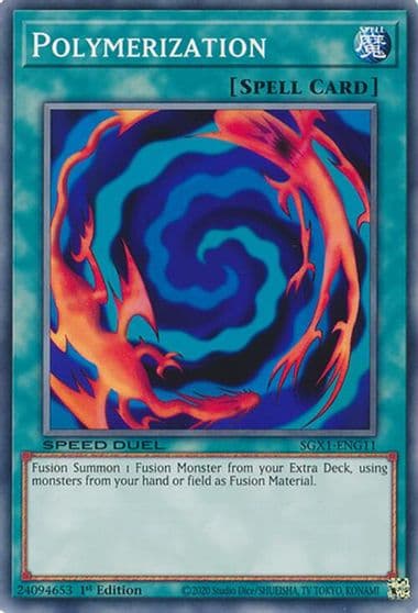 Polymerization G Speed Duel GX: Duel Academy Box Yu-Gi-Oh! card