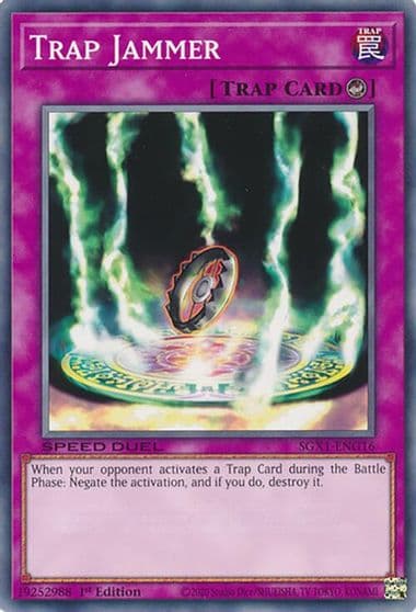 Trap Jammer Speed Duel GX: Duel Academy Box Yu-Gi-Oh! card