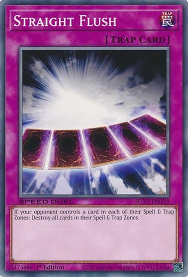 Straight Flush Speed Duel GX: Duel Academy Box Yu-Gi-Oh! card