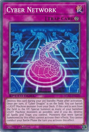 Cyber Network Speed Duel GX: Duel Academy Box Yu-Gi-Oh! card