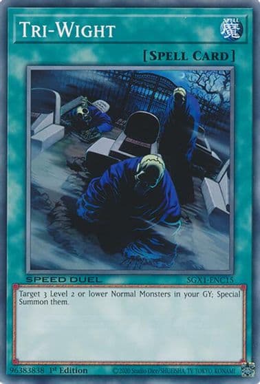Tri Wight Speed Duel GX: Duel Academy Box Yu-Gi-Oh! card