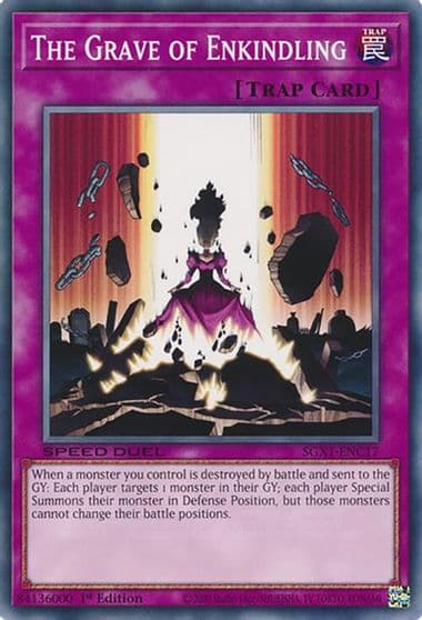 The Grave of Enkindling Speed Duel GX: Duel Academy Box Yu-Gi-Oh! card