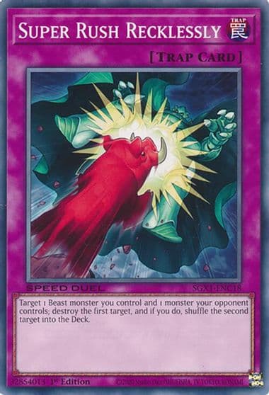 Super Rush Recklessly Speed Duel GX: Duel Academy Box Yu-Gi-Oh! card