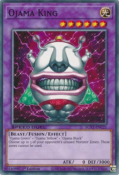 Ojama King Speed Duel GX: Duel Academy Box Yu-Gi-Oh! card