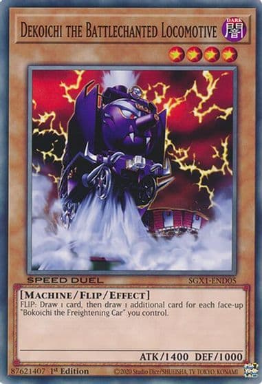 Dekoichi the Battlechanted Locomotive Speed Duel GX: Duel Academy Box Yu-Gi-Oh! card