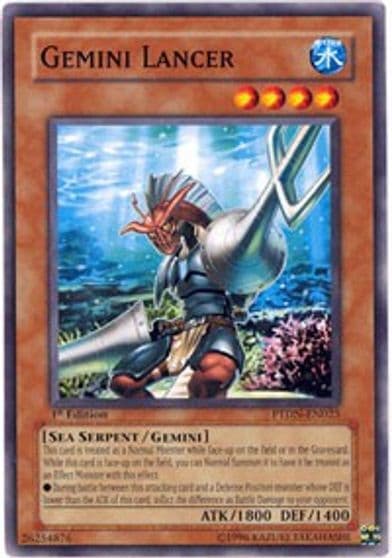 Gemini Lancer Phantom Darkness Yu-Gi-Oh! card