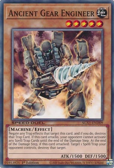 Ancient Gear Engineer Speed Duel GX: Duel Academy Box Yu-Gi-Oh! card