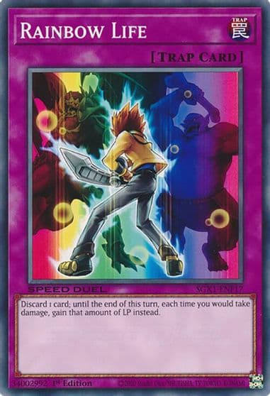 Rainbow Life Speed Duel GX: Duel Academy Box Yu-Gi-Oh! card