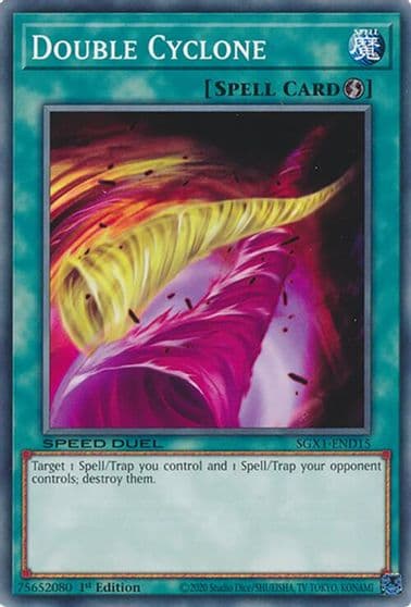 Double Cyclone Speed Duel GX: Duel Academy Box Yu-Gi-Oh! card
