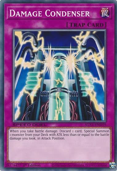 Damage Condenser Speed Duel GX: Duel Academy Box Yu-Gi-Oh! card