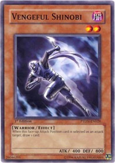 Vengeful Shinobi Phantom Darkness Yu-Gi-Oh! card