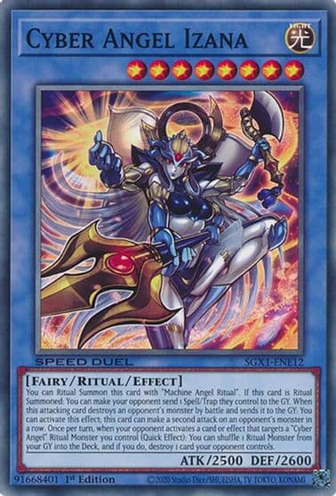 Cyber Angel Izana Speed Duel GX: Duel Academy Box Yu-Gi-Oh! card
