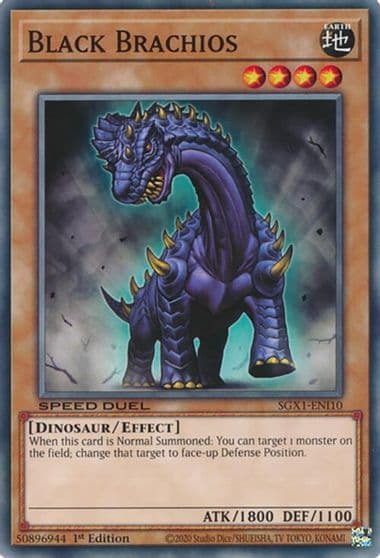 Black Brachios Speed Duel GX: Duel Academy Box Yu-Gi-Oh! card