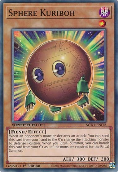 Sphere Kuriboh Speed Duel GX: Duel Academy Box Yu-Gi-Oh! card