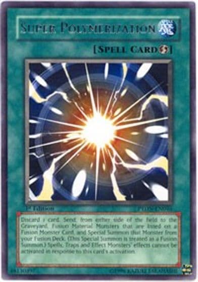 Super Polymerization Phantom Darkness Yu-Gi-Oh! card