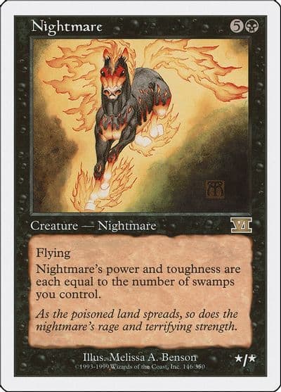 Nightmare Classic Sixth Edition Magic card