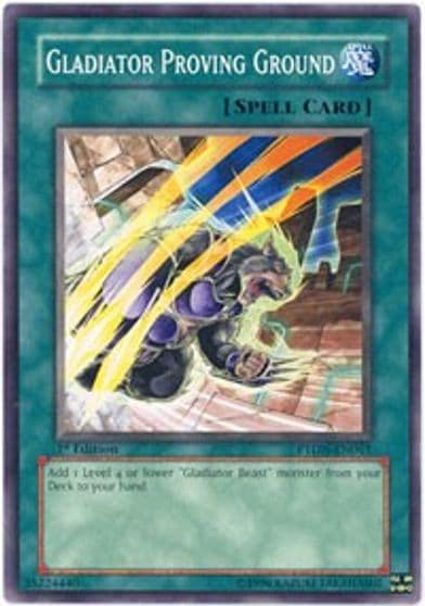 Gladiator Proving Ground Phantom Darkness Yu-Gi-Oh! card