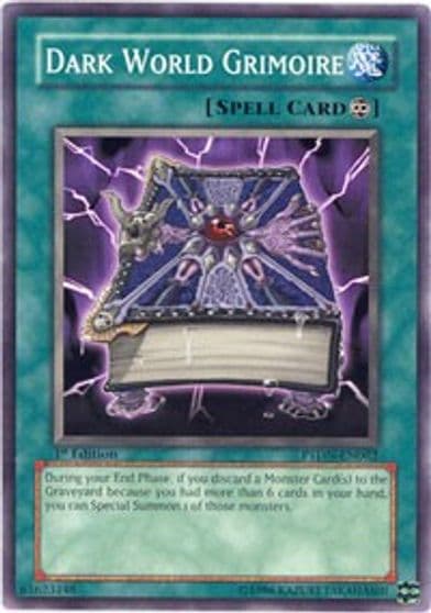 Dark World Grimoire Phantom Darkness Yu-Gi-Oh! card