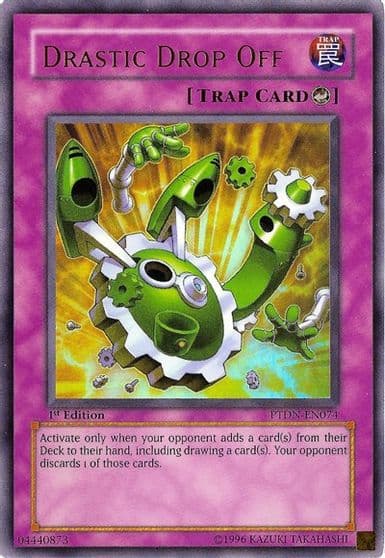 Drastic Drop Off Phantom Darkness Yu-Gi-Oh! card