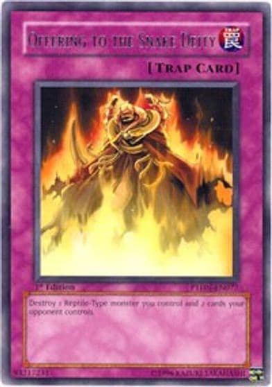Offering to the Snake Deity Phantom Darkness Yu-Gi-Oh! card