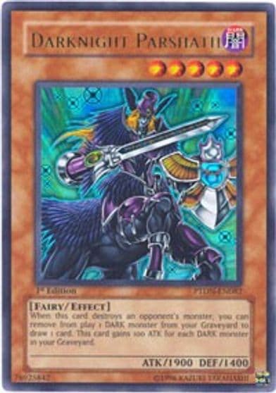 Darknight Parshath Ultra Rare Phantom Darkness Yu-Gi-Oh! card