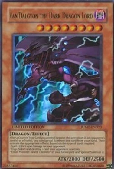 VanDalgyon the Dark Dragon Lord Shonen Jump Magazine Promos Yu-Gi-Oh! card