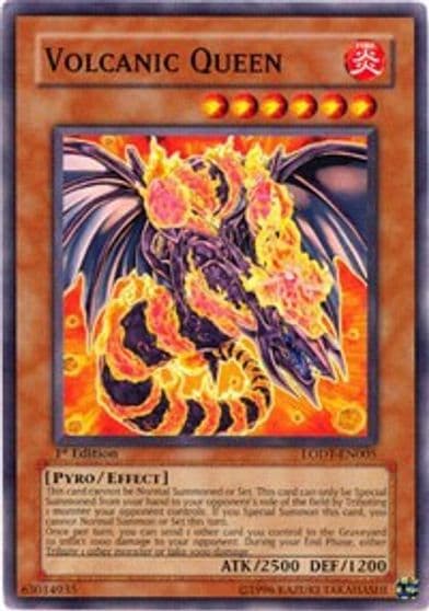 Volcanic Queen Light of Destruction Yu-Gi-Oh! card