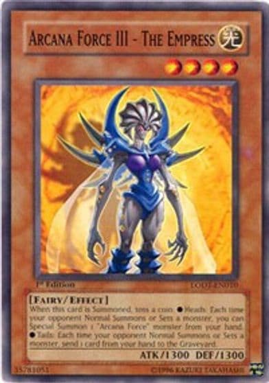 Arcana Force III The Empress Light of Destruction Yu-Gi-Oh! card