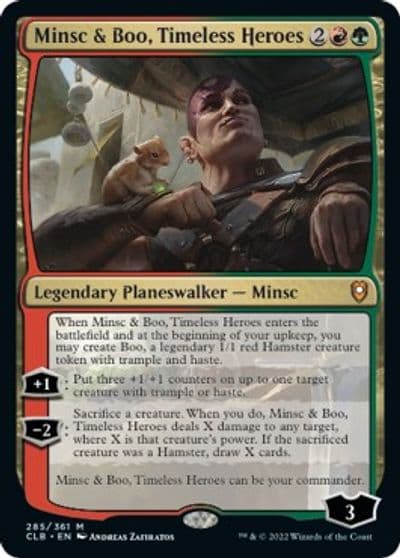 Minsc and Boo Timeless Heroes Commander Legends: Battle for Baldur's Gate Magic card