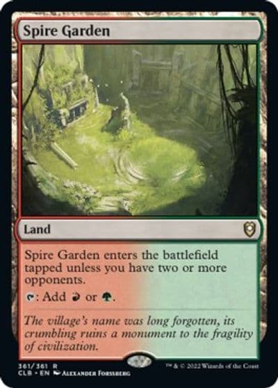Spire Garden Commander Legends: Battle for Baldur's Gate Magic card