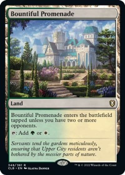 Bountiful Promenade Commander Legends: Battle for Baldur's Gate Magic card
