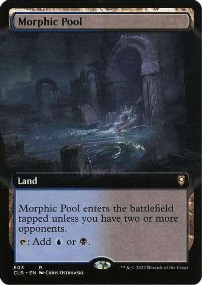 Morphic Pool Extended Art Commander Legends: Battle for Baldur's Gate Magic card