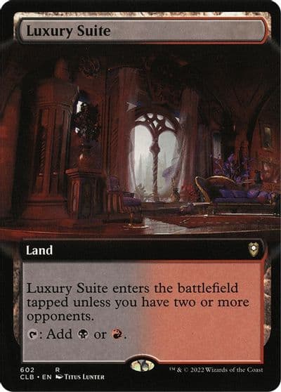Luxury Suite Extended Art Commander Legends: Battle for Baldur's Gate Magic card