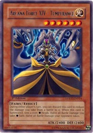 Arcana Force XIV Temperance Light of Destruction Yu-Gi-Oh! card