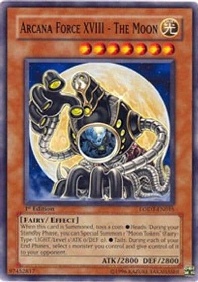 Arcana Force XVIII The Moon Light of Destruction Yu-Gi-Oh! card