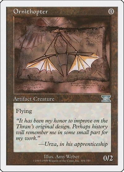 Ornithopter Classic Sixth Edition Magic card