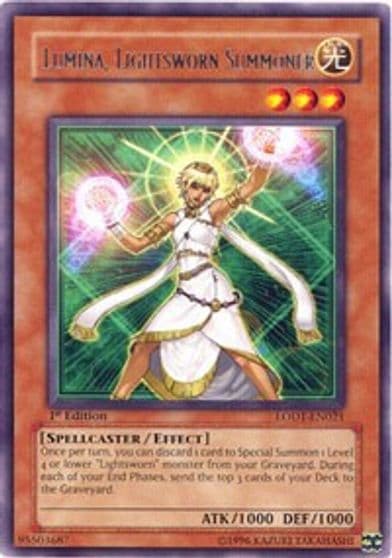 Lumina Lightsworn Summoner Light of Destruction Yu-Gi-Oh! card
