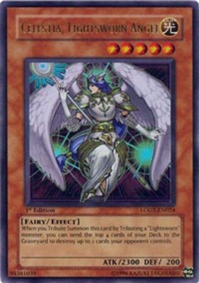 Celestia Lightsworn Angel Light of Destruction Yu-Gi-Oh! card