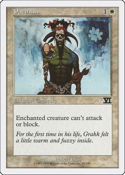 Pacifism Classic Sixth Edition Magic card