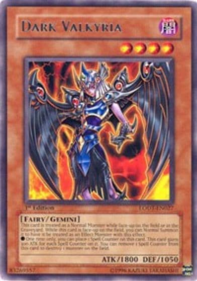 Dark Valkyria Light of Destruction Yu-Gi-Oh! card