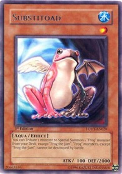 Substitoad Light of Destruction Yu-Gi-Oh! card