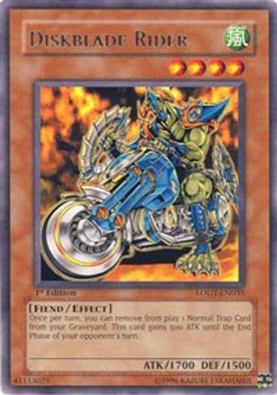 Diskblade Rider Light of Destruction Yu-Gi-Oh! card