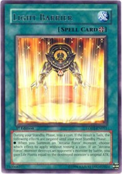 Light Barrier Light of Destruction Yu-Gi-Oh! card