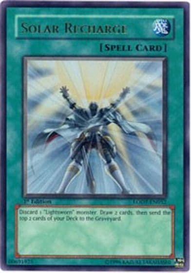 Solar Recharge Light of Destruction Yu-Gi-Oh! card