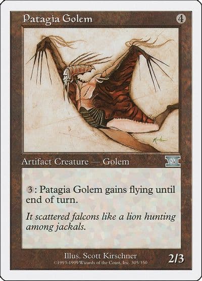 Patagia Golem Classic Sixth Edition Magic card